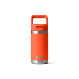 YETI Rambler Jr 355 ML Kids Water Bottle With Colour-Matched Straw Lid Papaya Drinkware Yeti 