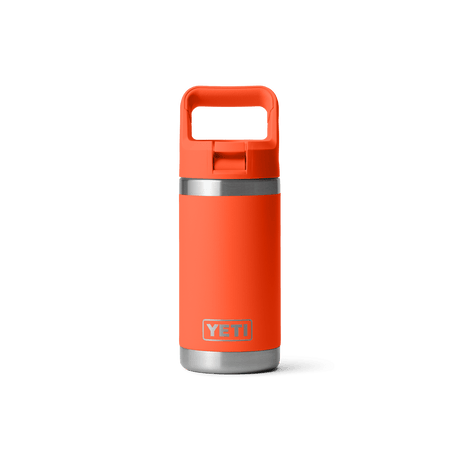 YETI Rambler Jr 355 ML Kids Water Bottle With Colour-Matched Straw Lid Papaya Drinkware Yeti 