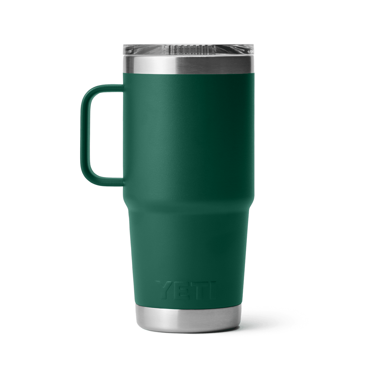 YETI Rambler 591 ML Travel Mug With Stronghold Lid Black Forest Green Drinkware Yeti 