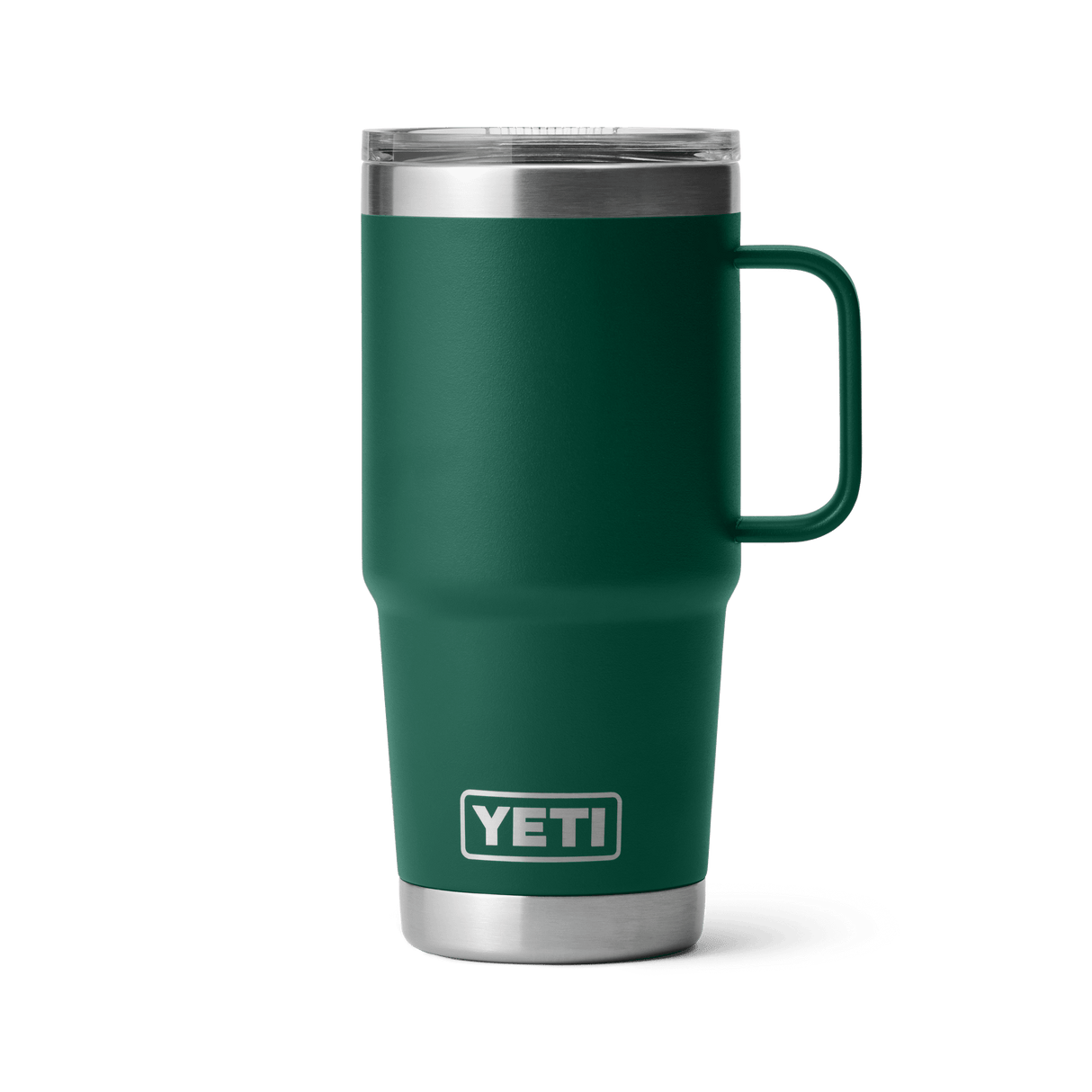 YETI Rambler 591 ML Travel Mug With Stronghold Lid Black Forest Green Drinkware Yeti 