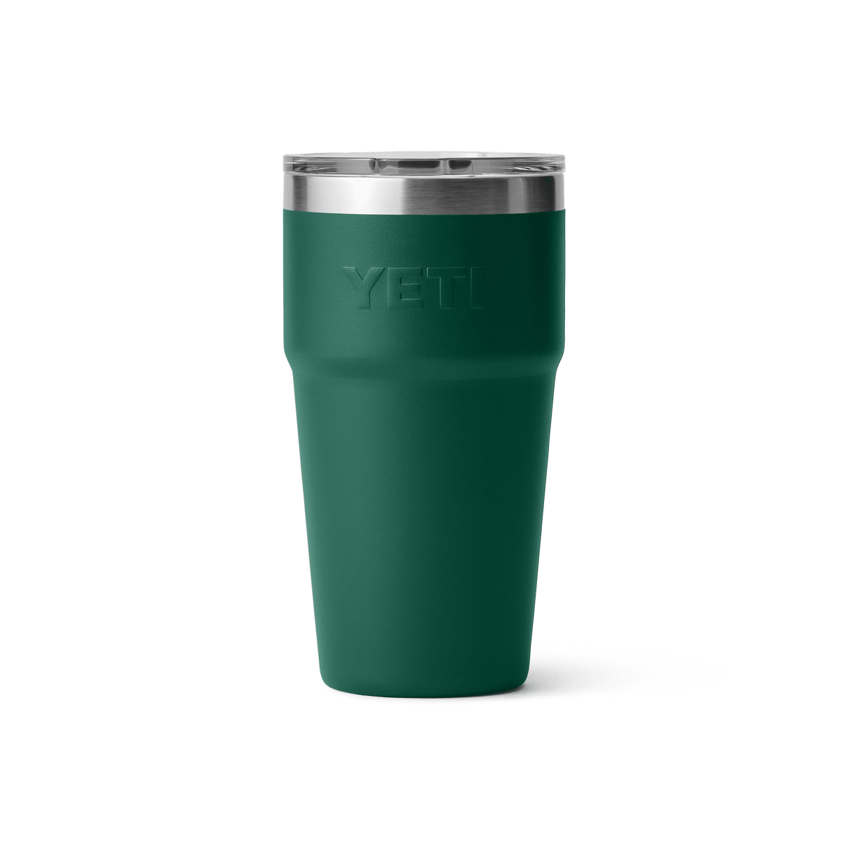 YETI Rambler 591 ML Stackable Cup With Magslider Lid Black Forest Green Drinkware Yeti 