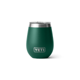YETI Rambler 295 ML Wine Tumbler With Magslider Lid Black Forest Green Drinkware Yeti 
