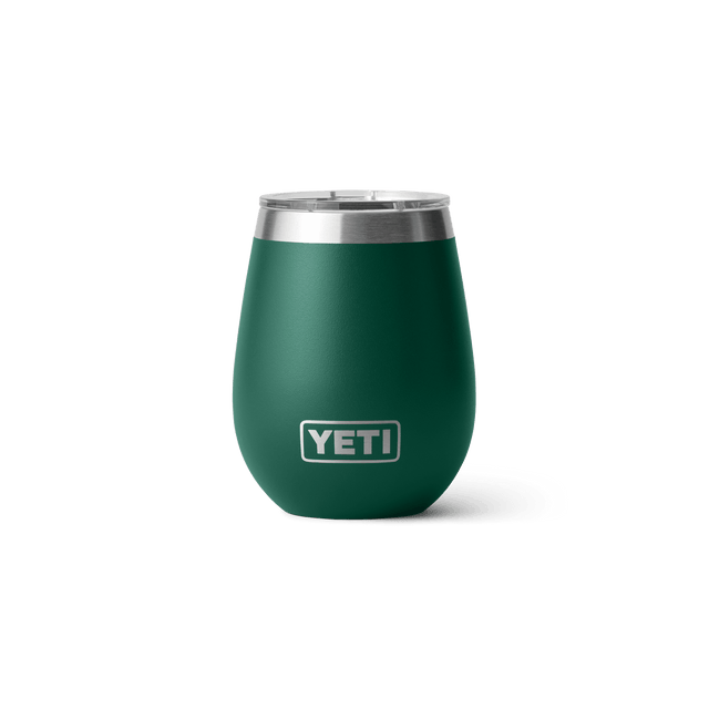 YETI Rambler 295 ML Wine Tumbler With Magslider Lid Black Forest Green Drinkware Yeti 