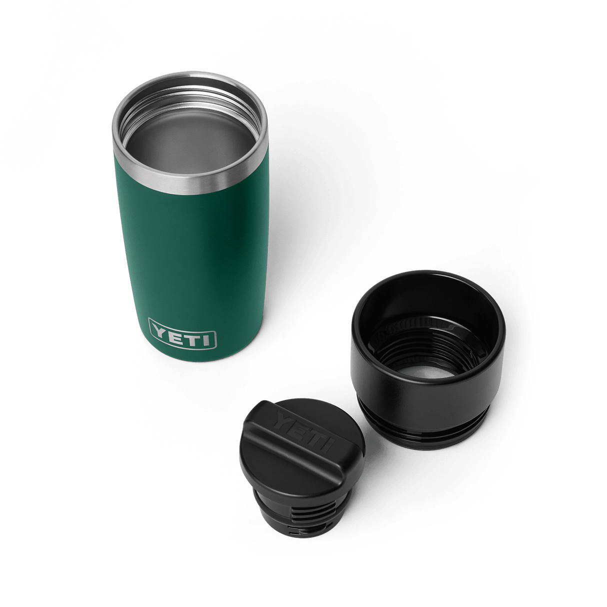YETI Rambler 355 ML Travel Bottle With Commuter Cap Black Forest Green Drinkware Yeti 