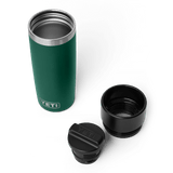 YETI Rambler 473 ML Travel Bottle With Commuter Cap Black Forest Green Drinkware Yeti 