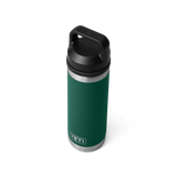 YETI Rambler 532 ML Bottle With Chug Cap Black Forest Green Drinkware Yeti 