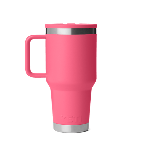 YETI Rambler 887 ml Travel Straw Mug With Colour-Matched Straw Lid Tropical Pink Drinkware Yeti 