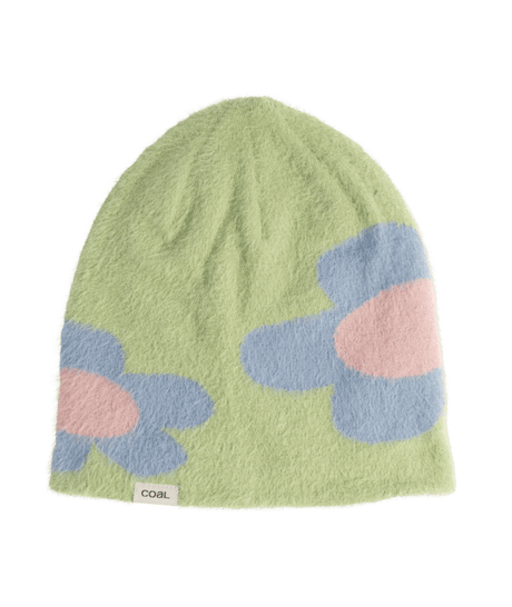 COAL Pearl Skull Beanie Periwinkle Floral Men's Beanies Coal 