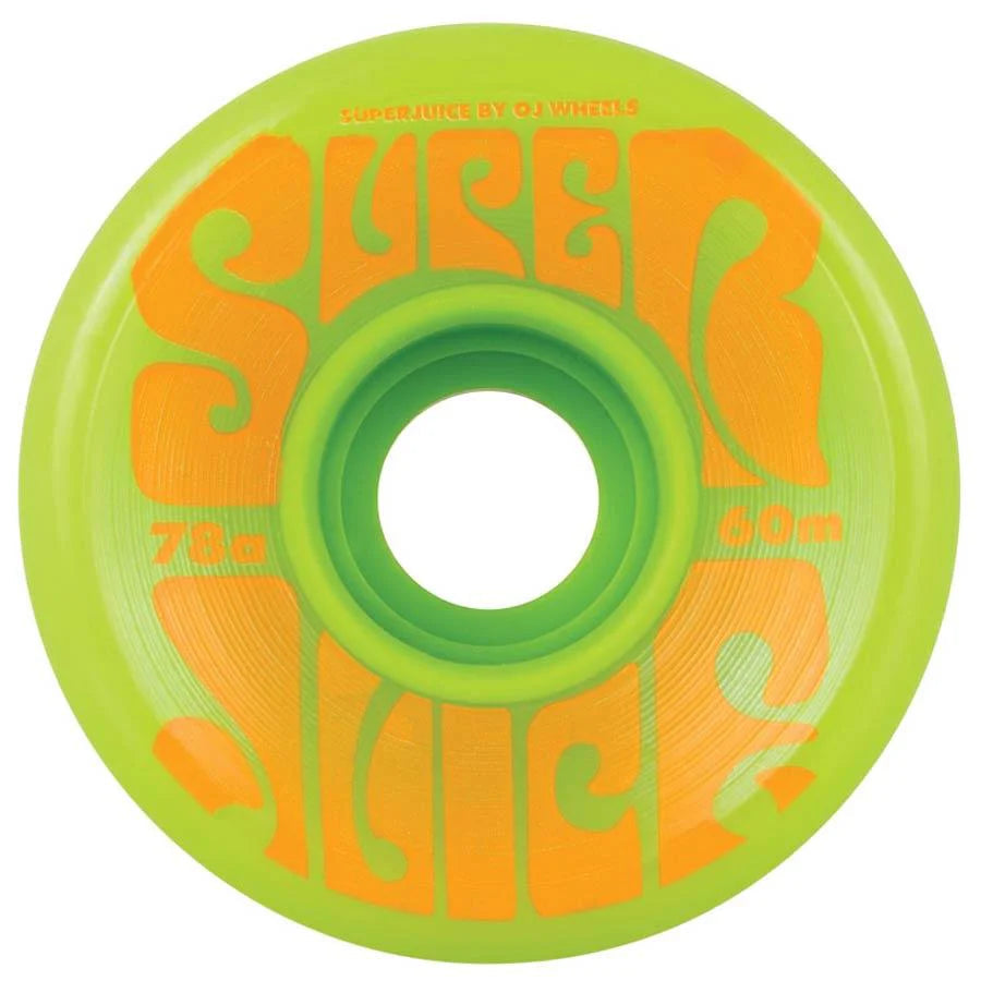 OJS Super Juice 78A 60mm Green Skateboard Wheels Skateboard Wheels OJS 