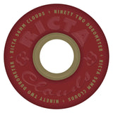 RICTA Clouds Maroon/Gold 92A 56mm Skateboard Wheels Skateboard Wheels Ricta 