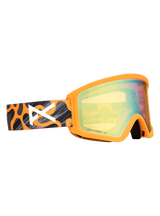 ANON Youth Tracker 2.0 Blobs - Gold Amber + Face MFI Face Mask Snow Goggle Youth Snow Goggles Anon 