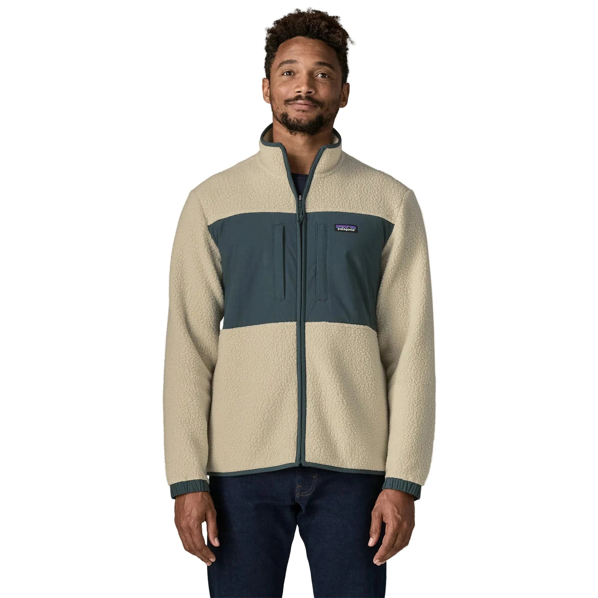 PATAGONIA Retro Pile Fleece Patch Jacket Pelican Men's Street Jackets Patagonia 