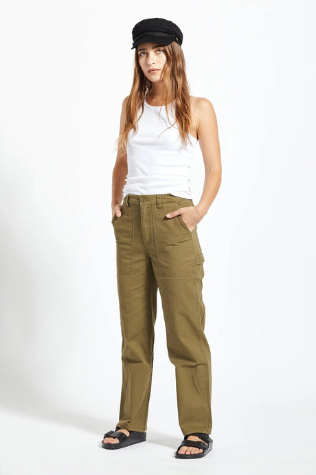 BRIXTON Women's Alameda Pants Military Olive Women's Pants Brixton 
