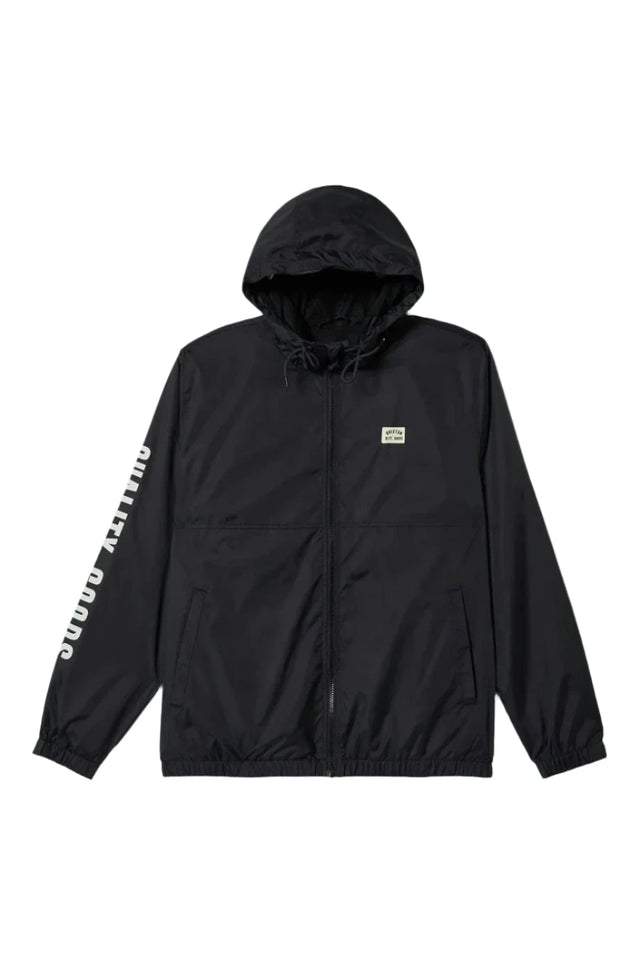 BRIXTON Claxton Woodburn Lightweight Jacket Black Men's Street Jackets Brixton 