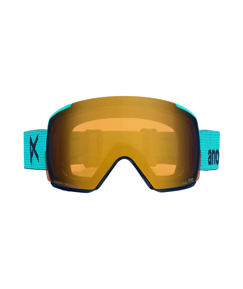 ANON M5 Marine - Perceive Sunny Bronze + Perceive Cloudy Burst + MFI Face Mask Snow Goggle Snow Goggles Anon 