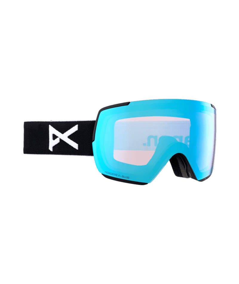 ANON M5S Black - Perceive Variable Blue + Perceive Cloudy Pink+ MFI Facemask Snow Goggle Snow Goggles Anon 