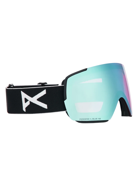 ANON M5S Black - Perceive Variable Blue + Perceive Cloudy Pink + MFI Face Mask Snow Goggle Snow Goggles Anon 