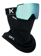 ANON M5S Black - Perceive Variable Blue + Perceive Cloudy Pink + MFI Face Mask Snow Goggle Snow Goggles Anon 
