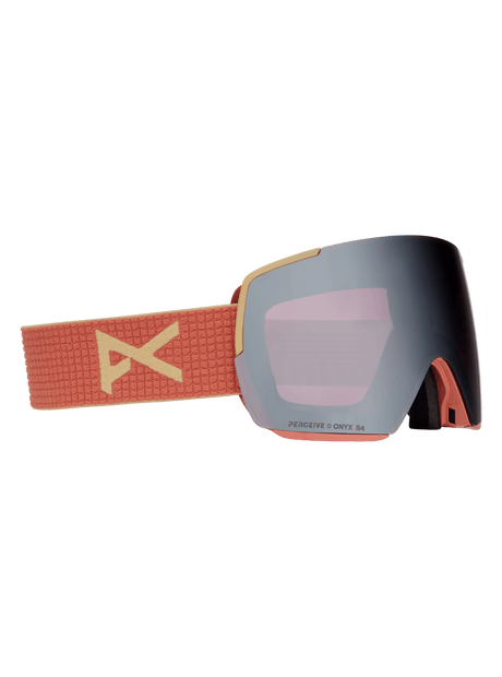 ANON M5S Terracotta - Perceive Sunny Onyx + Perceive Variable Violet + MFI Face Mask Snow Goggle Snow Goggles Anon 