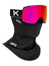 ANON M5S Black - Perceive Sunny Red + Perceive Cloudy Burst + MFI Face Mask Snow Goggle Snow Goggles Anon 