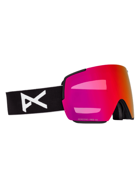 ANON M5S Black - Perceive Sunny Red + Perceive Cloudy Burst + MFI Face Mask Snow Goggle Snow Goggles Anon 