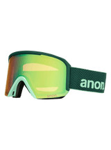 ANON Nesa Brunswick Green - Perceive Variable Green + Perceive Cloudy Pink + MFI Face Mask Snow Goggle Snow Goggles Anon 