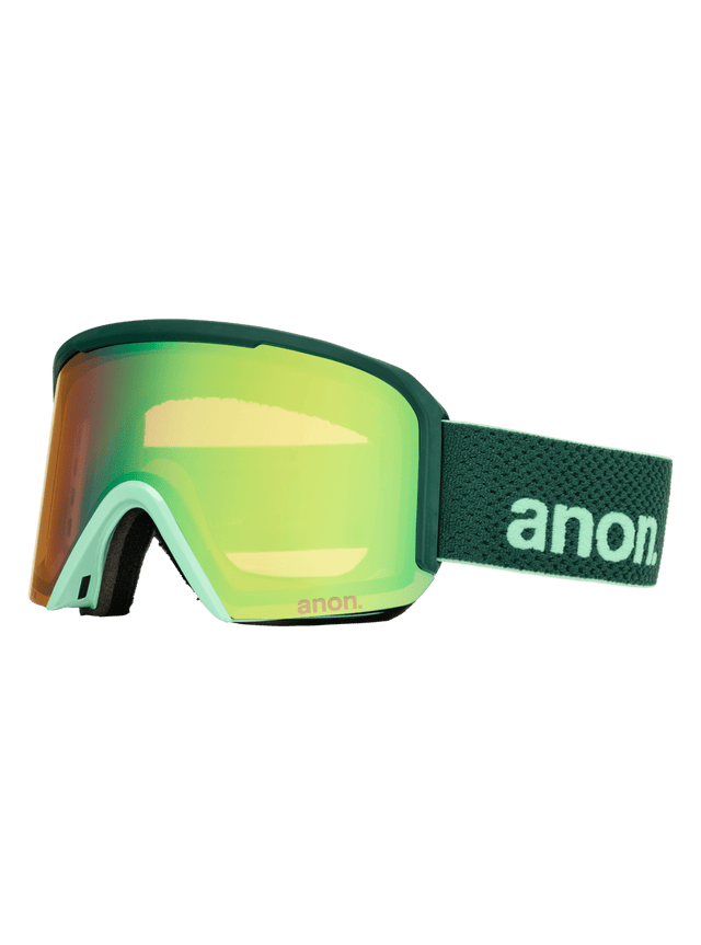 ANON Nesa Brunswick Green - Perceive Variable Green + Perceive Cloudy Pink + MFI Face Mask Snow Goggle Snow Goggles Anon 