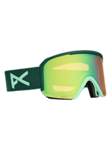 ANON Nesa Brunswick Green - Perceive Variable Green + Perceive Cloudy Pink + MFI Face Mask Snow Goggle Snow Goggles Anon 