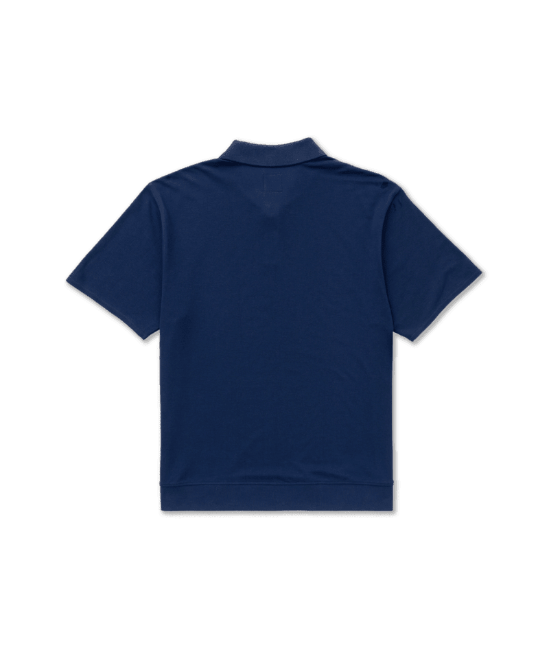 RVCA Ivy League Polo Shirt Moody Blue Men's Polos RVCA 