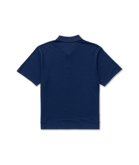 RVCA Ivy League Polo Shirt Moody Blue Men's Polos RVCA 