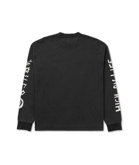 RVCA High On Life Long Sleeve T-Shirt Pirate Black Men's Long Sleeve T-Shirts RVCA 