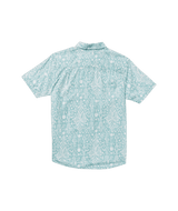 RVCA Jacobs Archive Print Short Sleeve Button Up Blue Haze Men's Short Sleeve Button Up Shirts RVCA 