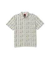 RVCA Tackle Shop Short Sleeve Button Up Wheat Men's Short Sleeve Button Up Shirts RVCA 