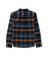 RVCA Dayshift Blanket Flannel Pirate Black Men's Long Sleeve Button Up Shirts RVCA 