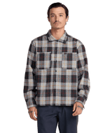 RVCA Dayshift Flannel Multi Men's Long Sleeve Button Up Shirts RVCA 