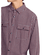 RVCA Big RVCA Flannel Long Sleeve Shirt Red Earth Men's Flannel Shirts RVCA 