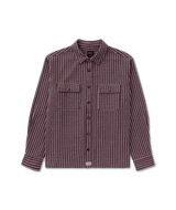 RVCA Big RVCA Flannel Long Sleeve Shirt Red Earth Men's Flannel Shirts RVCA 