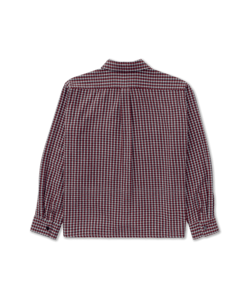 RVCA Big RVCA Flannel Long Sleeve Shirt Red Earth Men's Flannel Shirts RVCA 