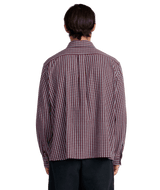 RVCA Big RVCA Flannel Long Sleeve Shirt Red Earth Men's Flannel Shirts RVCA 