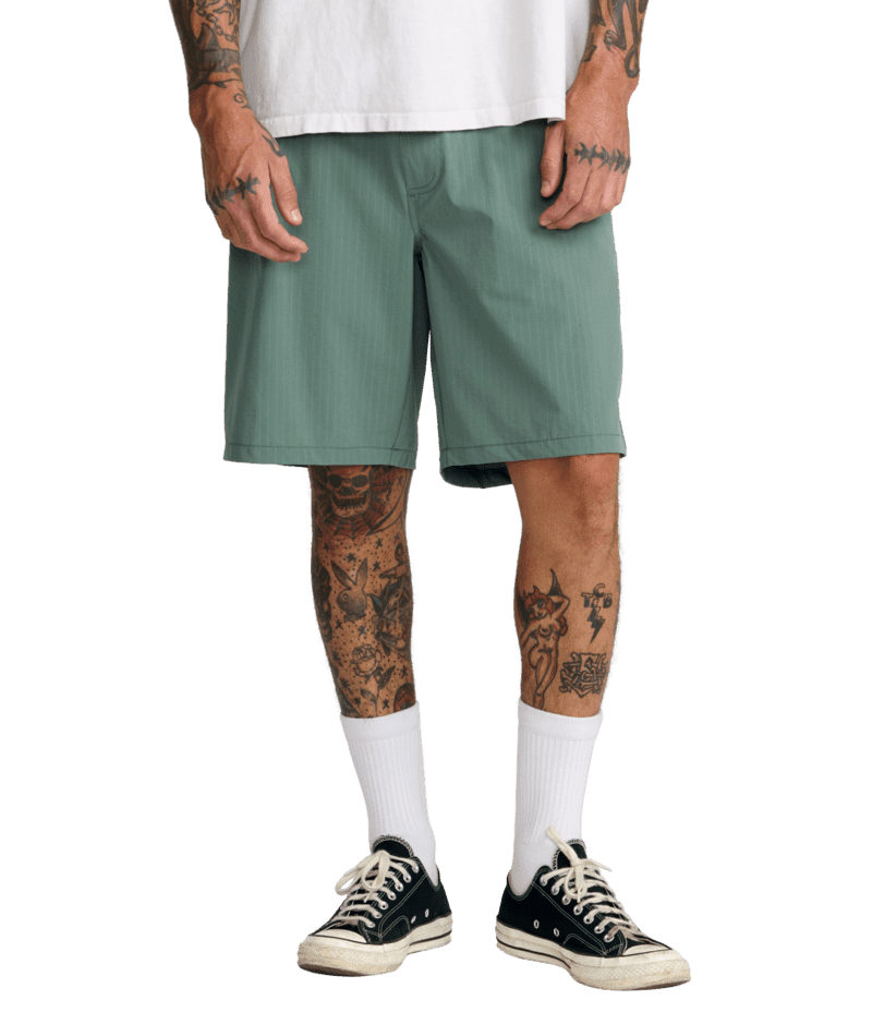 RVCA VAcancy Ghost Stripe 19" Shorts Jade Men's Walkshorts RVCA 