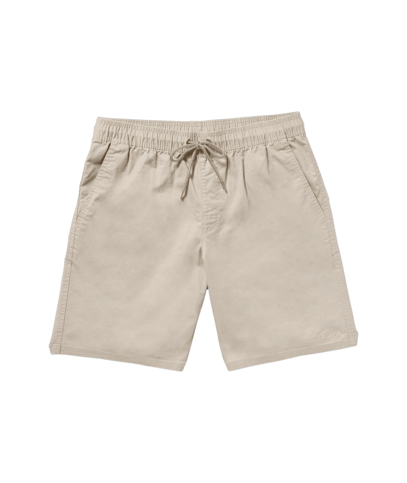 RVCA Weekend Elastic 2 19" Shorts Light Khaki Men's Walkshorts RVCA 