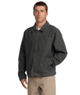 RVCA Dayshift 2 Jacket Washed Black Men's Street Jackets RVCA 