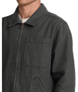 RVCA Dayshift 2 Jacket Washed Black Men's Street Jackets RVCA 