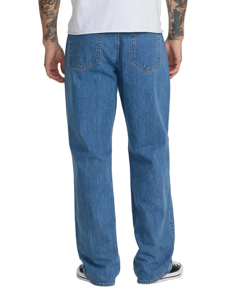 RVCA Americana Dayshift Denim Pants Blue Collar Men's Denim RVCA 