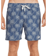 RVCA Exotica Elastic 2 Trunks Dark Denim Men's Boardshorts RVCA 