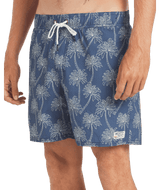 RVCA Exotica Elastic 2 Trunks Dark Denim Men's Boardshorts RVCA 