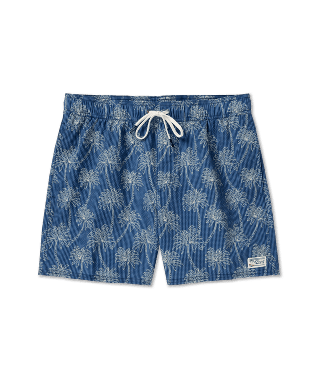 RVCA Exotica Elastic 2 Trunks Dark Denim Men's Boardshorts RVCA 