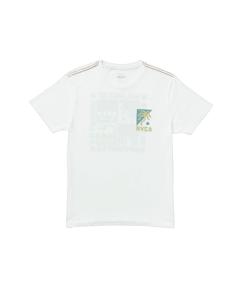 RVCA Nate Harbor T-Shirt Antique White Men's Short Sleeve T-Shirts RVCA 