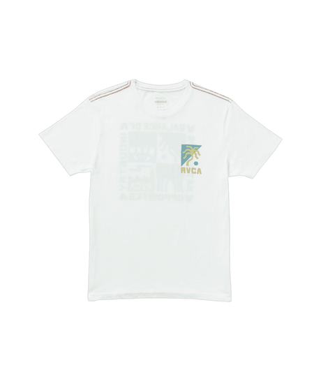 RVCA Nate Harbor T-Shirt Antique White Men's Short Sleeve T-Shirts RVCA 