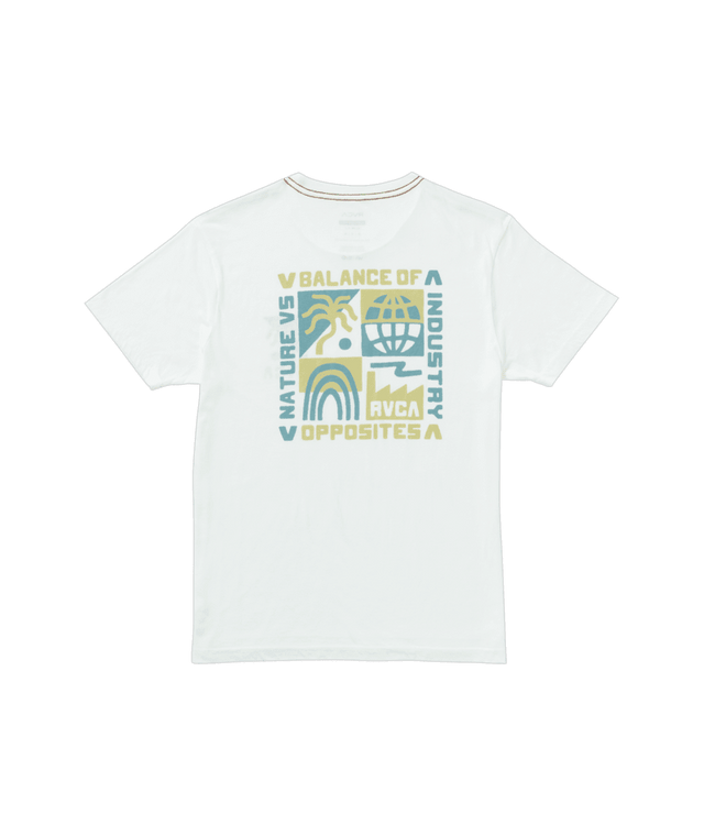 RVCA Nate Harbor T-Shirt Antique White Men's Short Sleeve T-Shirts RVCA 